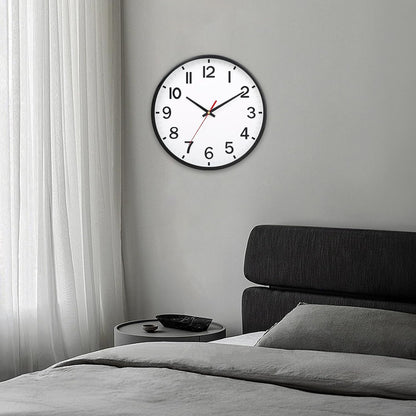 Wall Clocks Battery Operated 8 inch Modern Wall Clock,Silent Non Ticking Wall Clock for Living Room Bedroom Kitchen Office Classroom Decor (Green White)
