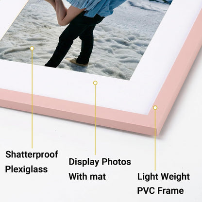 Giftgarden 14 Pack Black Picture Frames Set, 2pcs 11x14 Matted for 8x10, 6pcs 8x10 Matted for 5x7, 6pcs 5x7 Matted for 4x6, Gallery Frame Collage for Wall or Tabletop Display