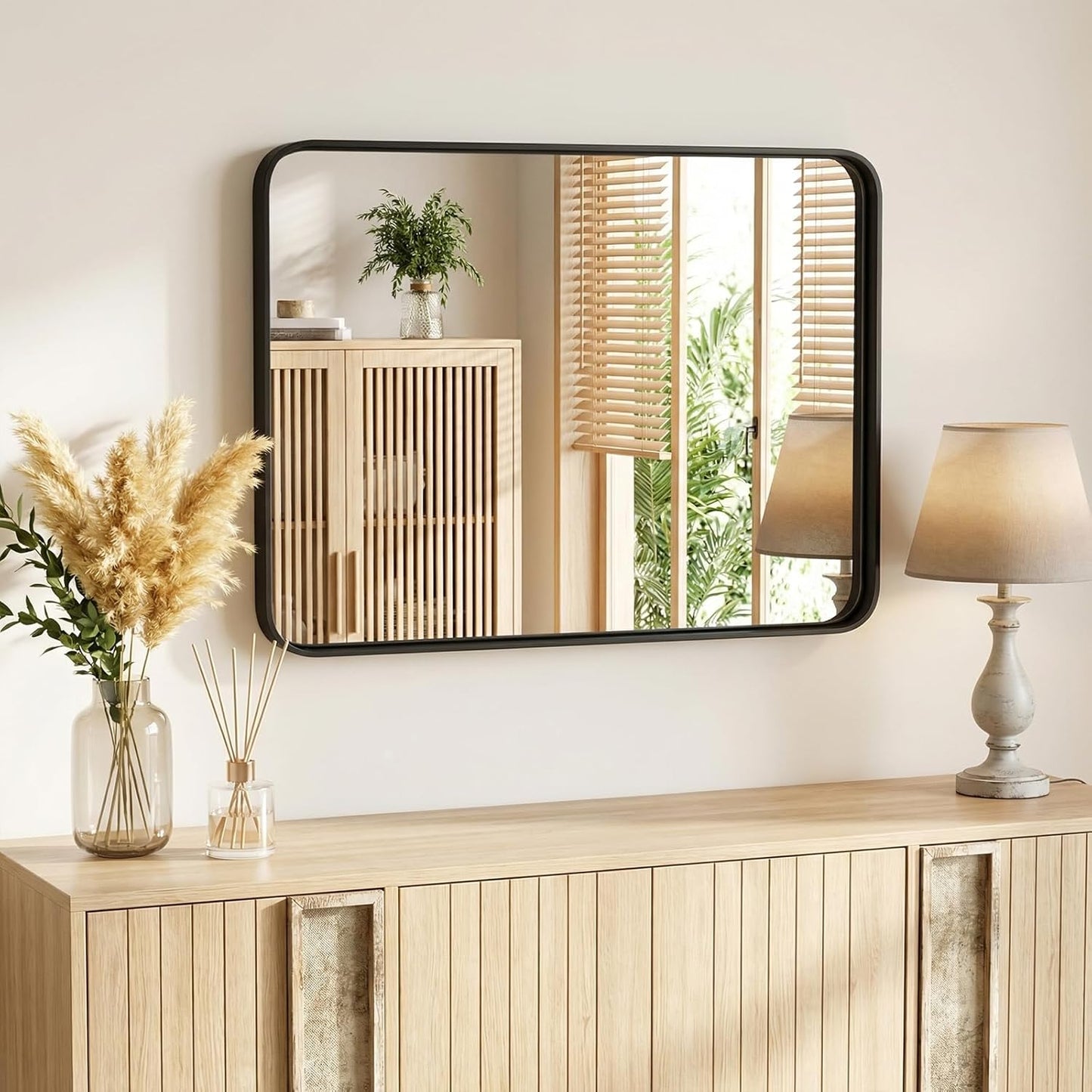 NEWBULIG Gold Round Wall Mirror 36 Inch, Bathroom Mirrors for Over Sink, Wall Decor for Bathroom, Entryway, Bedroom, Vanity