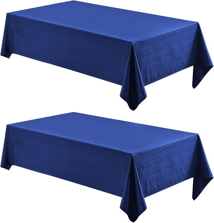 Veblandy Rectangle Tablecloth Waterproof Linen Textured Table Cloth Stain and Wrinkle Resistant Washable, Decorative Fabric Table Cover for Dining, Party and Camping (Sage Green, 52 * 70)