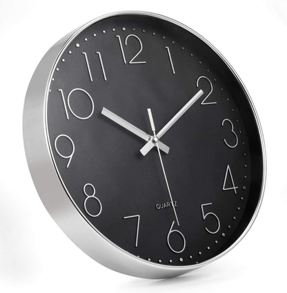 HZDHCLH Wall Clocks Battery Operated,12 inch Silent Non Ticking Modern Wall Clock for Living Room Bedroom Kitchen Office Classroom Decor (Olive Green and Gold)