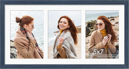 DUENPY 14x26 Collage Picture Frame 4x6 Collage Picture Frame Displays Twelve 4x6 inch Photos Available Horizontal Wall Mounting Display and Vertical Black - Colors B