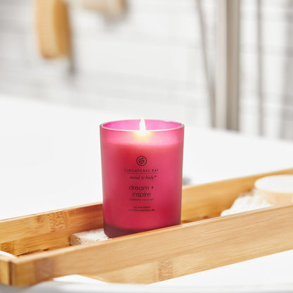 Chesapeake Bay Candle PT40886 Scented Candle Awaken + Invigorate (Lemongrass Eucalyptus) Medium Green Home Décor