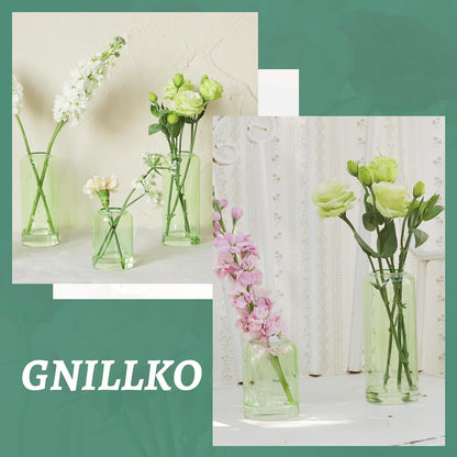 Glass Bud Vases Set of 24, Clear Flower Vase for Centerpieces, Small Vases for Flowers, Decor Centerpiece for Bathroom, Decorative Vases for House Warming