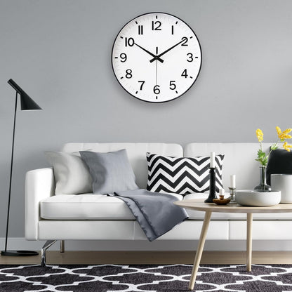HZDHCLH Wall Clocks Battery Operated,12 inch Silent Non Ticking Modern Wall Clock for Living Room Bedroom Kitchen Office Classroom Decor (Olive Green and Gold)