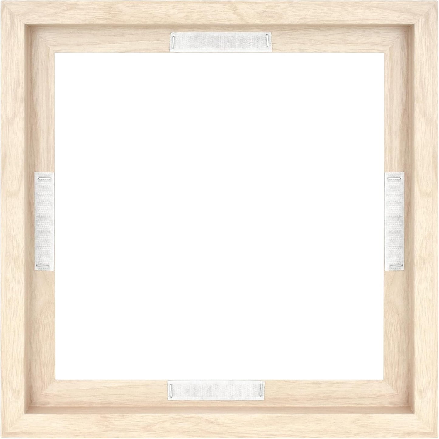 MCS Canvas Float Frames 8x10 Frame, Black Frame for Finished Canvases, Vertical & Horizontal Wall Hanging Frame with Adhesive for Canvas Paintings (1-Pack)