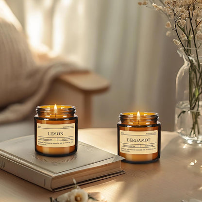Howemon 24 Pack Scented Candles Set for Home, Relaxing Stress Relief, Aromatherapy - Natural Soy Wax and Fragrance - Gifts for Women, Mom, Best Friend, Wife, Birthday