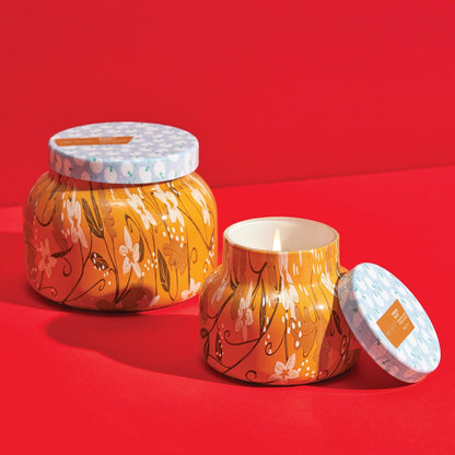 Capri Blue Volcano Candle - Pattern Play Holiday Candle - Petite Glass Jar Candle - Scented Candles with Notes of Tropical Fruits & Sugared Citrus - Decorative Gift (8 oz)