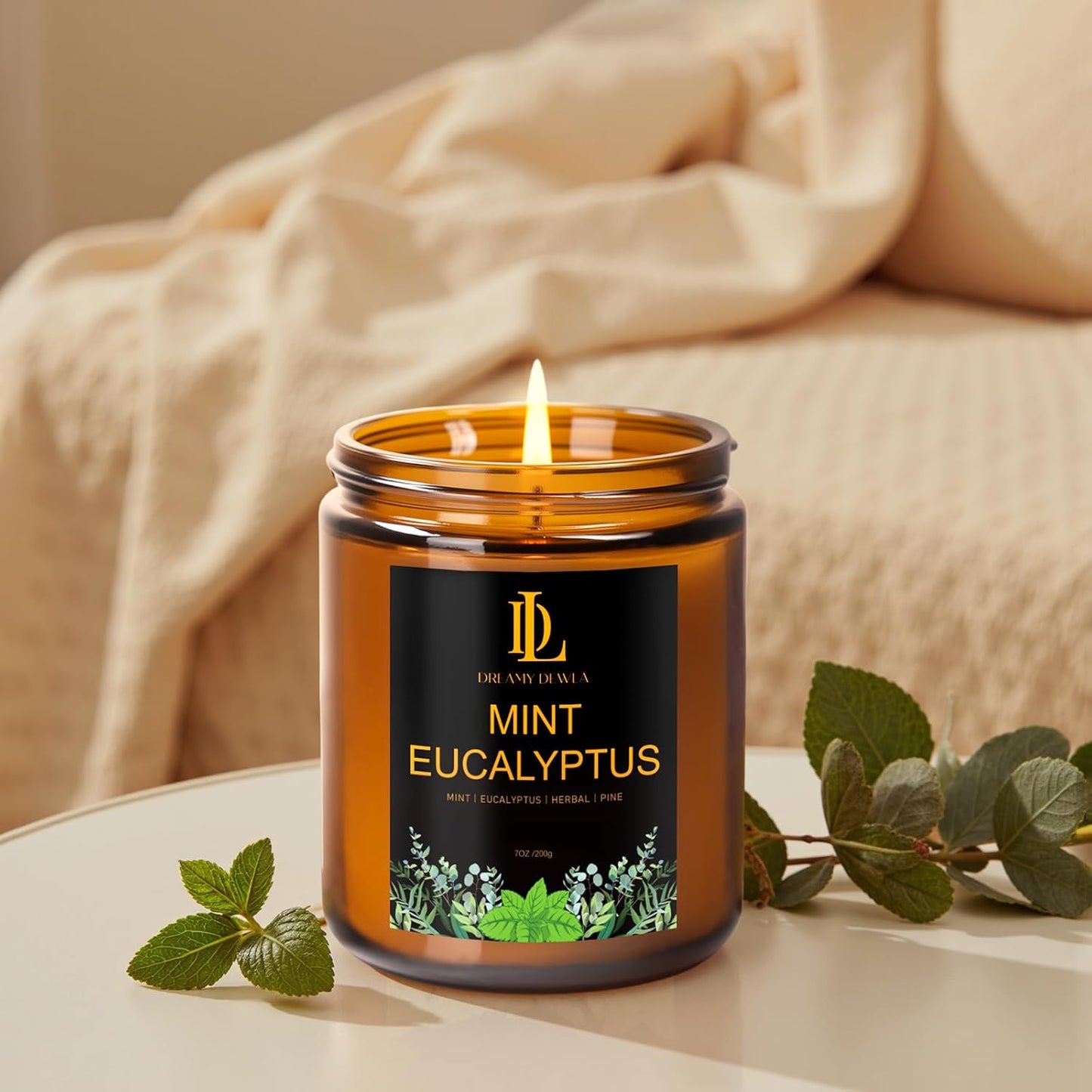Scented Candles Set, 4 Pack Soy Candles for Home Scented, Candle Gifts for Men Women, Scents of Pineapple Cocktail/Coconut Vanilla/Pink Sands/Bahamian Breeze