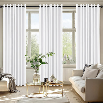MIULEE Blackout Curtains for Bedroom Living Room 2 Panels, Thermal Insulated Room Darkening Drapes Grommet Noise Reducing Light Blocking Window Treatments 63 Inches Long 40x63 Inch Black - Colors A