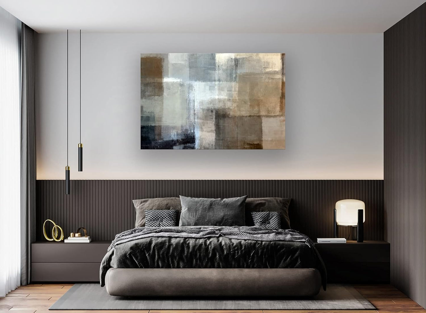 Baisuart S02250 Canvas Prints Wall Art Beach Sunset Ocean Waves Nature Pictures Stretched Canvas Wooden Framed for living Room Bedroom and Office
