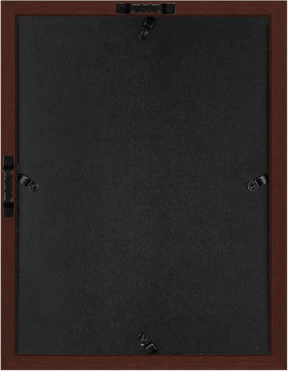 Americanflat 12x16 Shadow Box Frame with Polished Plexiglass - Silhouette Collection - Large Shadow Box Display Case for Tabletop and Wall Display - Black with Soft Felt Back