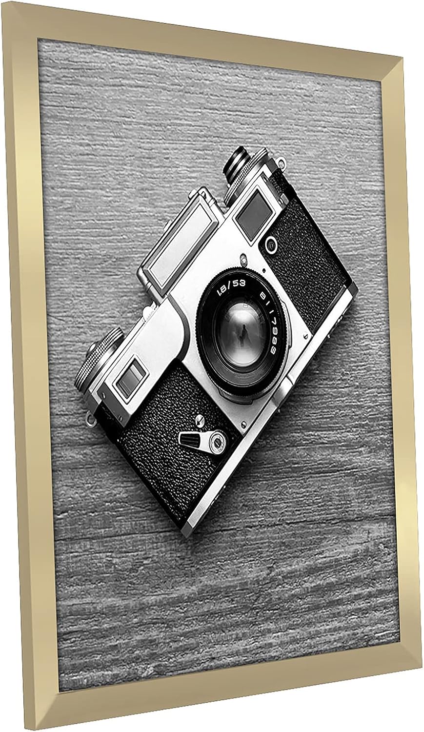 Americanflat 16x20 Picture Frame with Polished Plexiglass - Black Picture Frame - Wide Photo Frames Made of Engineered Wood for Vertical or Horizontal Wall Display - Epic Collection - Black - Colors B