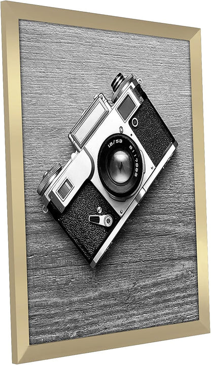 Americanflat 16x20 Picture Frame with Polished Plexiglass - Black Picture Frame - Wide Photo Frames Made of Engineered Wood for Vertical or Horizontal Wall Display - Epic Collection - Black - Colors B