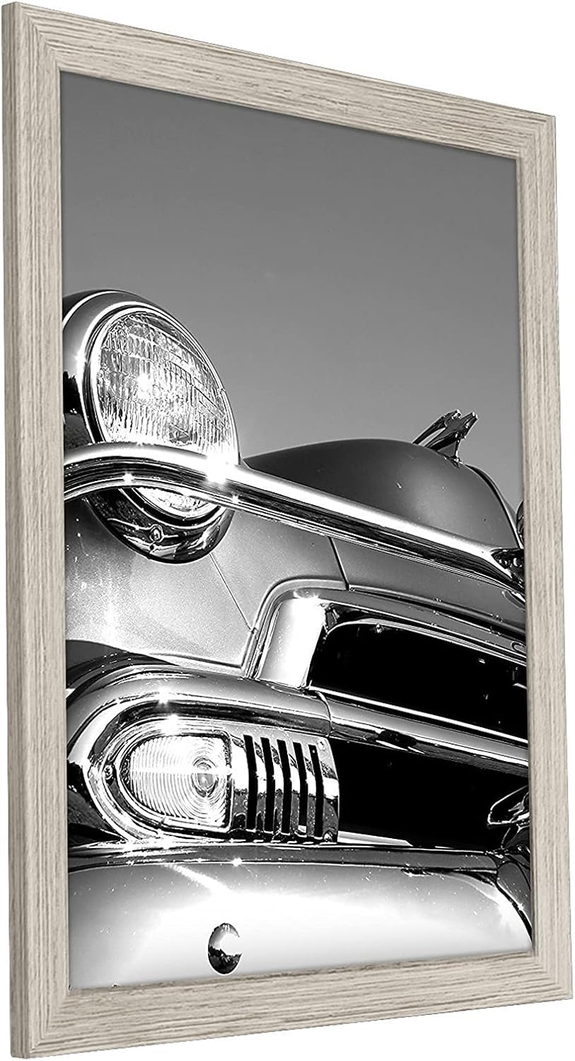 Americanflat 16x20 Picture Frame with Polished Plexiglass - Black Picture Frame - Wide Photo Frames Made of Engineered Wood for Vertical or Horizontal Wall Display - Epic Collection - Black - Colors B
