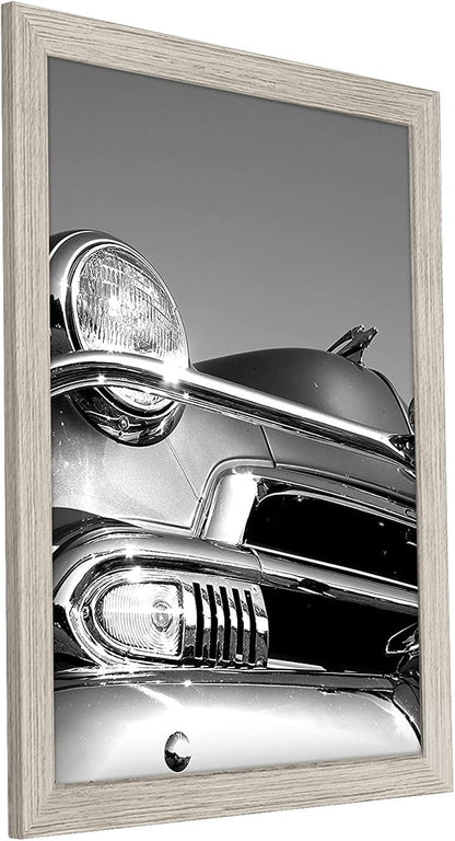 Americanflat 16x20 Picture Frame with Polished Plexiglass - Black Picture Frame - Wide Photo Frames Made of Engineered Wood for Vertical or Horizontal Wall Display - Epic Collection - Black - Colors B