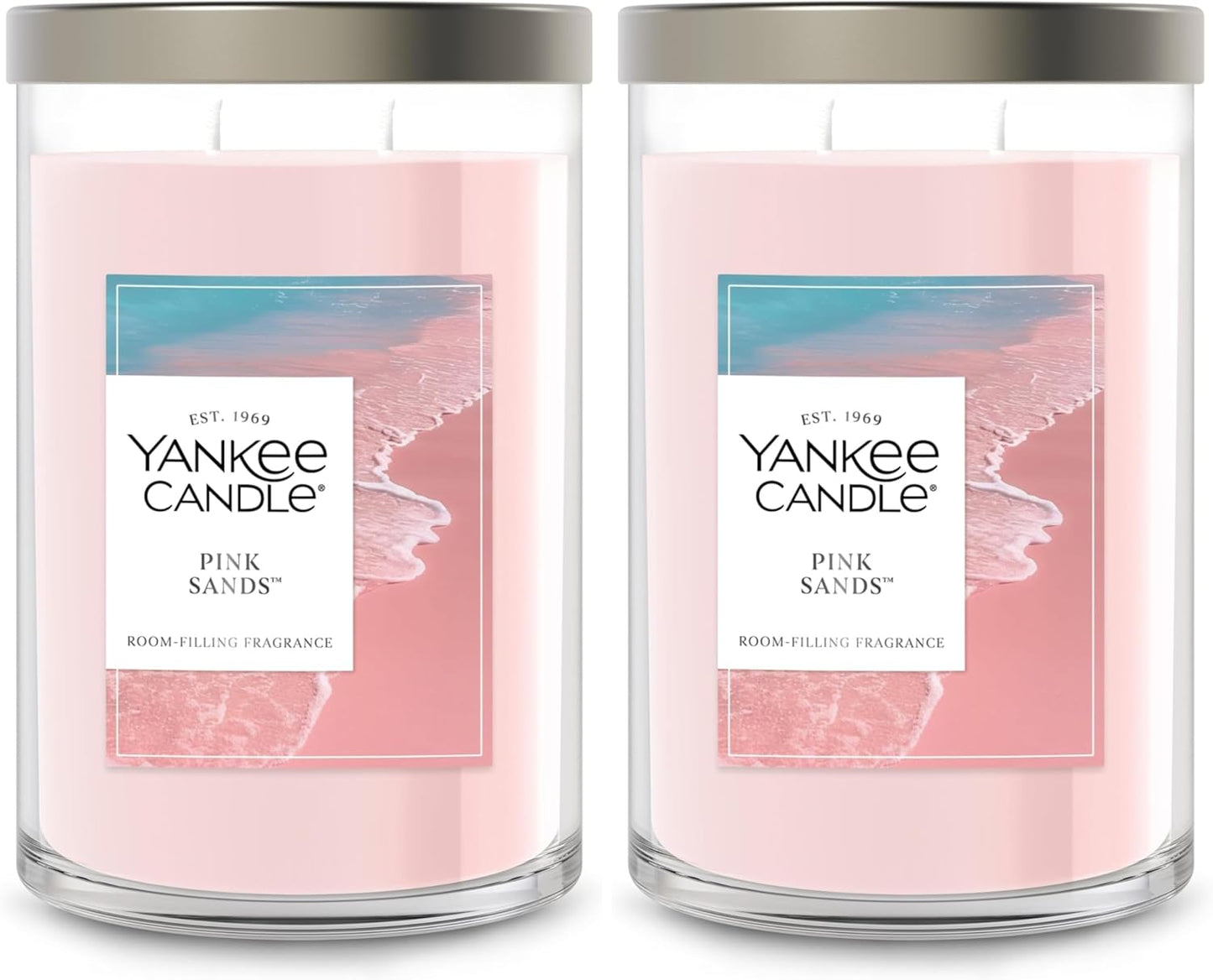 Yankee Candle Large Tumbler Scented Candle with up to 80 Hour Burn Time, Premium Plant Wax Blend for Consistent Burn, 20 oz Tumbler Candle with Room Filling Fragrance, Midsummer's Night