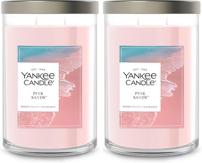 Yankee Candle Large Tumbler Scented Candle with up to 80 Hour Burn Time, Premium Plant Wax Blend for Consistent Burn, 20 oz Tumbler Candle with Room Filling Fragrance, Midsummer's Night