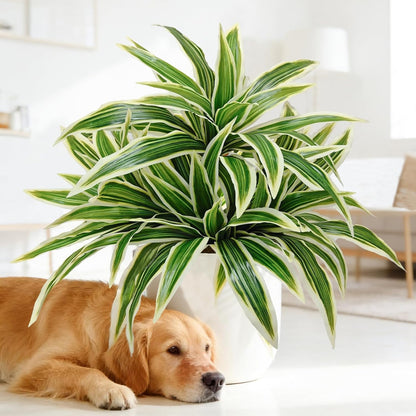 4Pcs Fake Ferns,Faux Outdoor Plants UV Resistant,3D Real Touch Fake Plants Total 60 Blades,Weatherproof Artificial Plants Outdoor Indoor for Garden Porch Home Office Living Room Decor