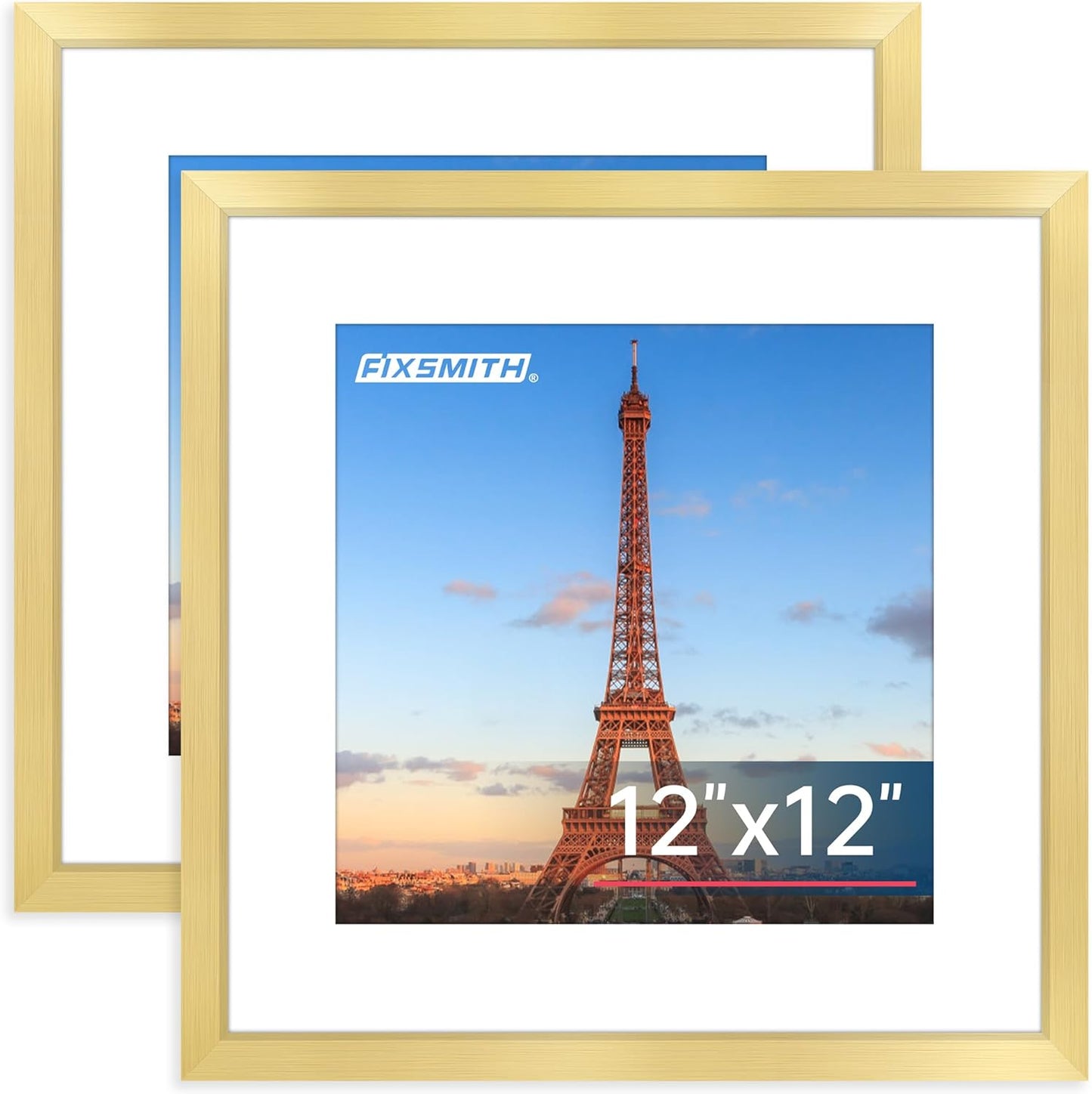 FIXSMITH 10 Pack Picture Frames Collage Wall Decor for Mounting or Tabletop Display, Gallery Wall Frame Set with Two 8x10 Black Frames, Four 5x7 Frames and Four 4x6 Frames, Multi-Pack Photo Frame Set