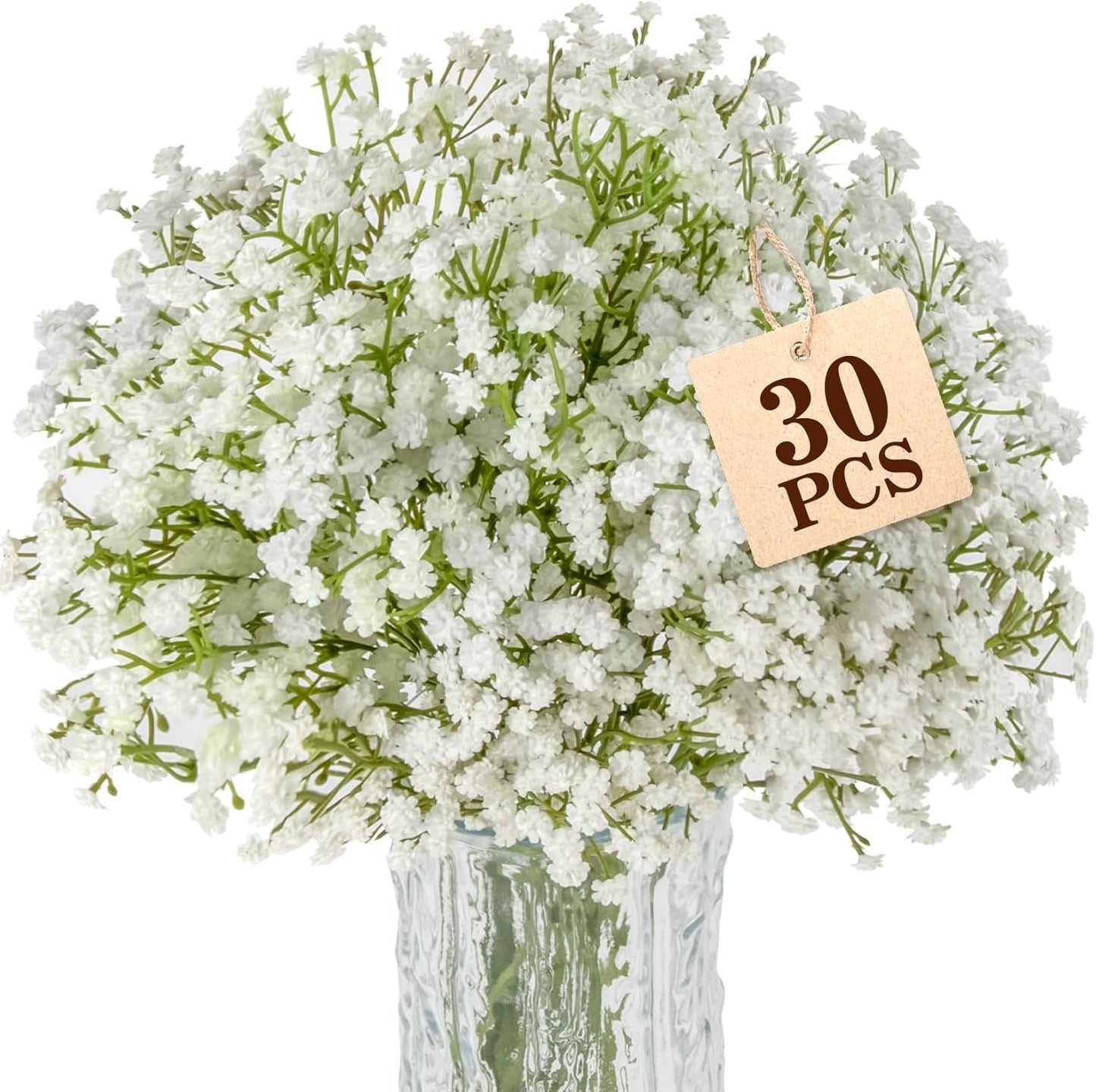 Sukh 10PCS Baby Breath Artificial Flowers Fake Babys Breath Gypsophila Flowers Bulk Realistic Artificial Flowers Bouquet Flores Artificiales para Decoracion for Wedding Party Home Decoration