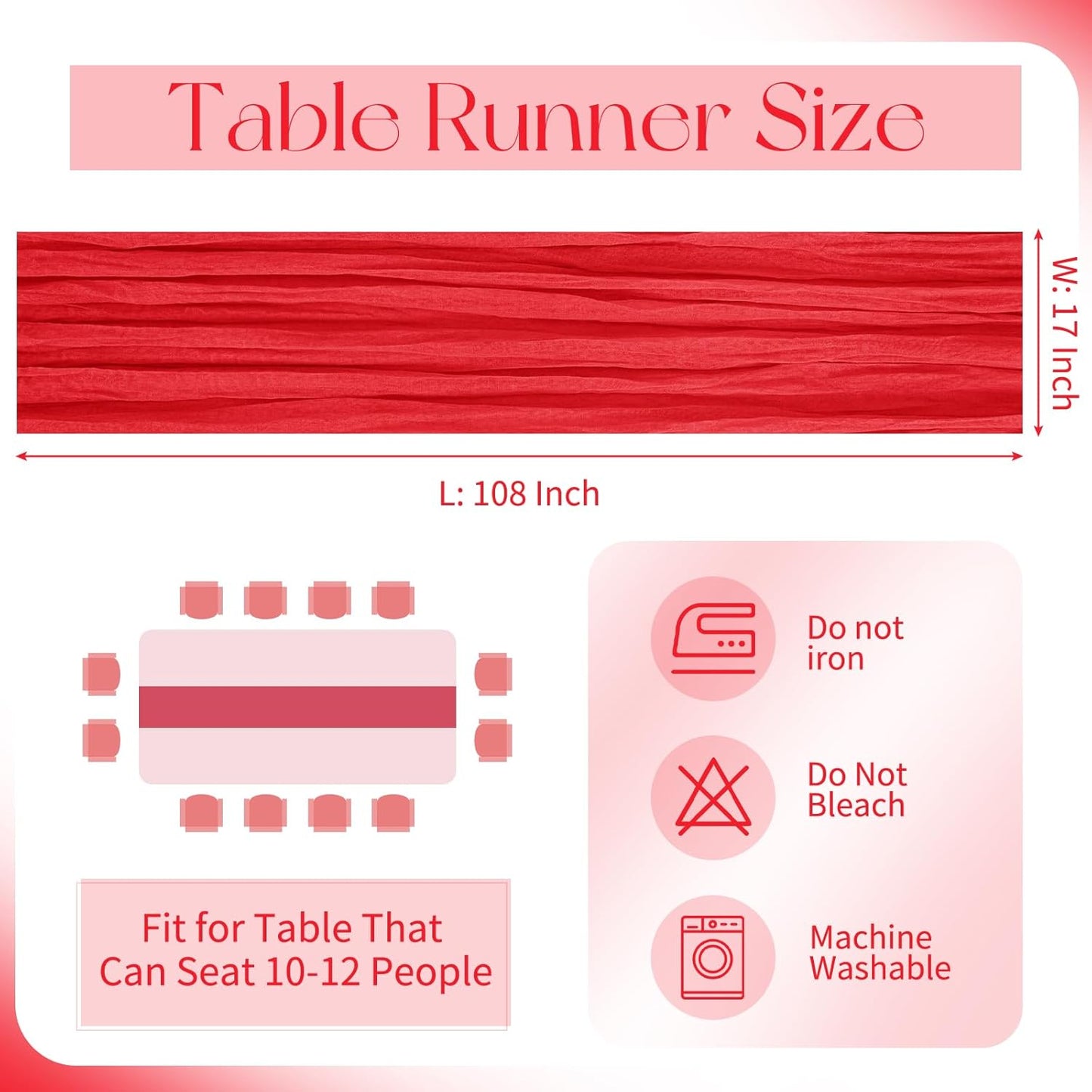 10 Pack Beige Cheesecloth Table Runner 17x108 Inch Boho Gauze Cheese Cloth Table Runners for Wedding Party Baby Shower Birthday Home Decor