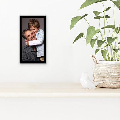 Americanflat 24x36 Poster Frame with Polished Plexiglass - Streamline Collection - Thin Border Picture Frame for Wall Display - Hanging Hardware Included - Black - Colors D