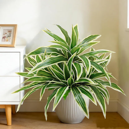 4Pcs Fake Ferns,Faux Outdoor Plants UV Resistant,3D Real Touch Fake Plants Total 60 Blades,Weatherproof Artificial Plants Outdoor Indoor for Garden Porch Home Office Living Room Decor