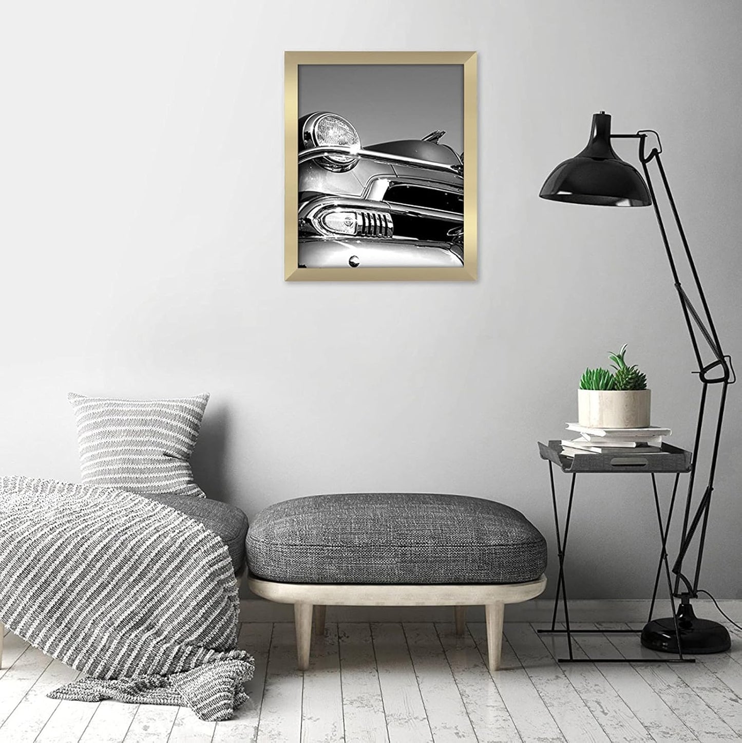 Americanflat 16x20 Picture Frame with Polished Plexiglass - Black Picture Frame - Wide Photo Frames Made of Engineered Wood for Vertical or Horizontal Wall Display - Epic Collection - Black - Colors B