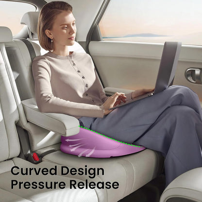 Benazcap Memory Foam Seat Cushion for Office Chair, Ergonomic Chair Cushions for Tailbone Pain Relief, Sciatica & Back Support, Office Chair Cushion & Car Seat Cushion