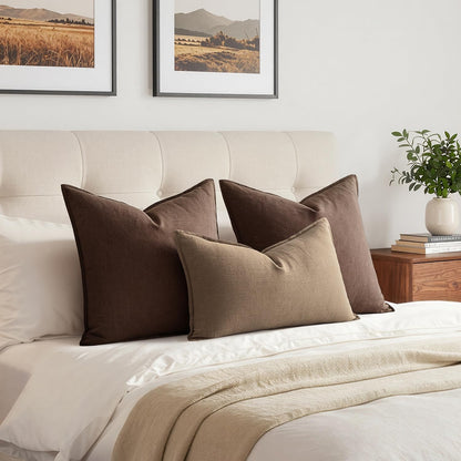 MIULEE Decorative Long Lumbar Throw Pillow Cover for Bed 14x36 Natural Beige Boho Farmhouse Neutral Couch Pillowcase Pack of 1 Accent Modern Sofa Cushion Livingroom Home Decor (Covers Only)