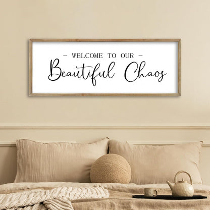 FZMHASLWW Gather Sign Wall Decor 32"×12" Large Wooden Framed for Dining Room Simple Home Kitchen Hanging Art (Wood)