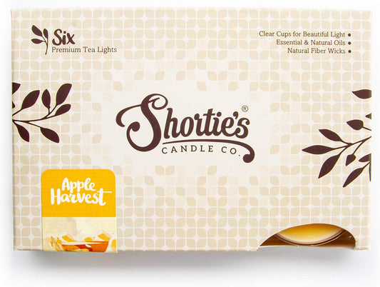 Shortie's Candle Company Vanilla Bean Premium Tealight Candles Bulk Pack - 24 Beige Highly Scented Tea Lights - Beautiful Candlelight - Made in the USA - Bakery & Food Collection
