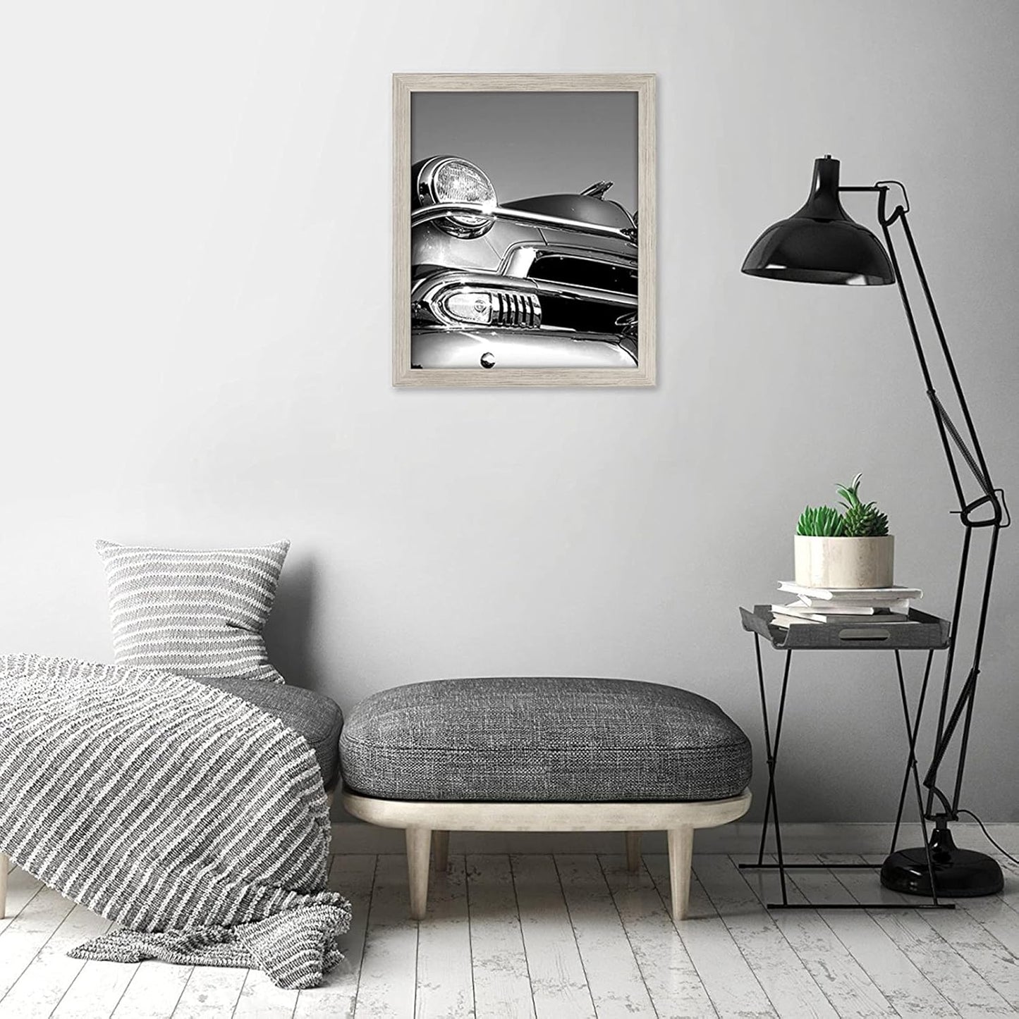 Americanflat 16x20 Picture Frame with Polished Plexiglass - Black Picture Frame - Wide Photo Frames Made of Engineered Wood for Vertical or Horizontal Wall Display - Epic Collection - Black - Colors B
