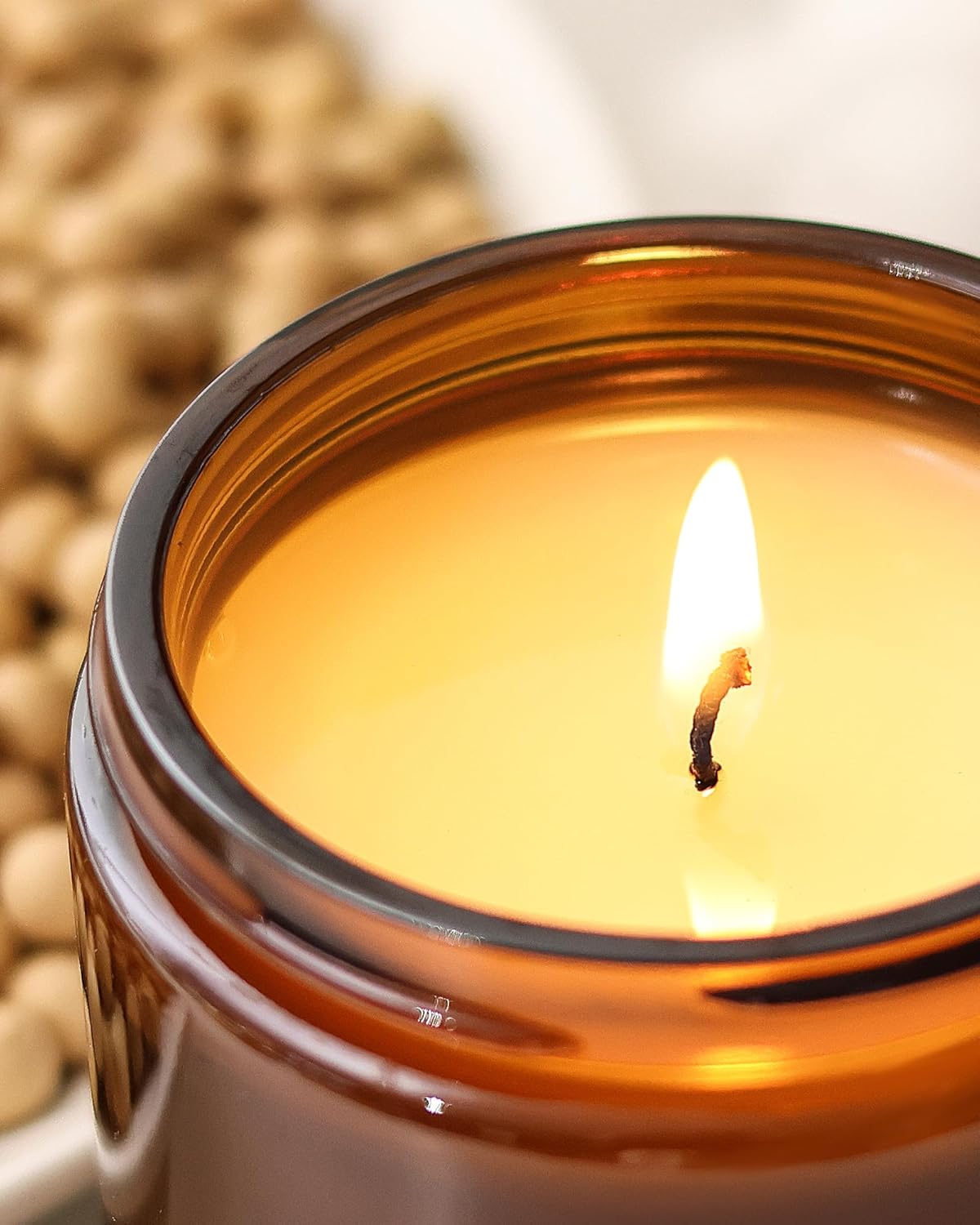 AOOVOO Coconut Vanilla Candles - 9 oz Scented Candles, Aromatherapy Candle, Soy Candle for Home Scented