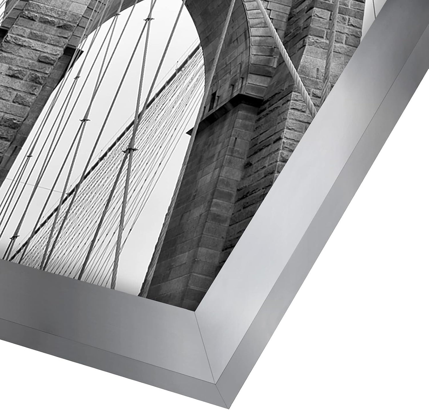 Americanflat 16x20 Picture Frame with Polished Plexiglass - Black Picture Frame - Wide Photo Frames Made of Engineered Wood for Vertical or Horizontal Wall Display - Epic Collection - Black - Colors C