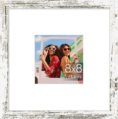 Vittanly 11x14 Picture Frame, Display Pictures 8x10 with Mat or 11x14 without Mat, Photo Frame for Wall Mounting, Black, 1 Pack - Colors B