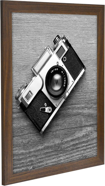 Americanflat 16x20 Picture Frame with Polished Plexiglass - Black Picture Frame - Wide Photo Frames Made of Engineered Wood for Vertical or Horizontal Wall Display - Epic Collection - Black - Colors B