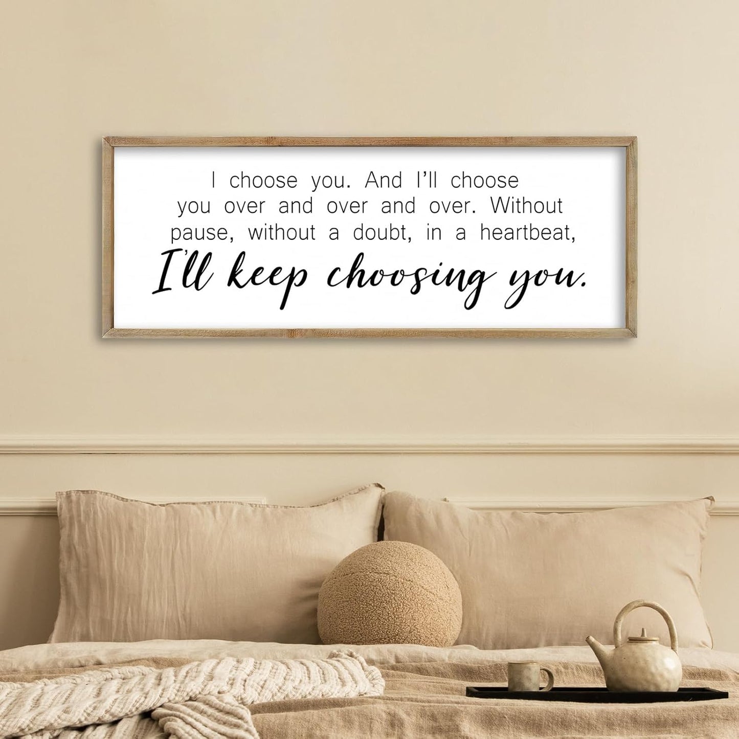 FZMHASLWW Gather Sign Wall Decor 32"×12" Large Wooden Framed for Dining Room Simple Home Kitchen Hanging Art (Wood)
