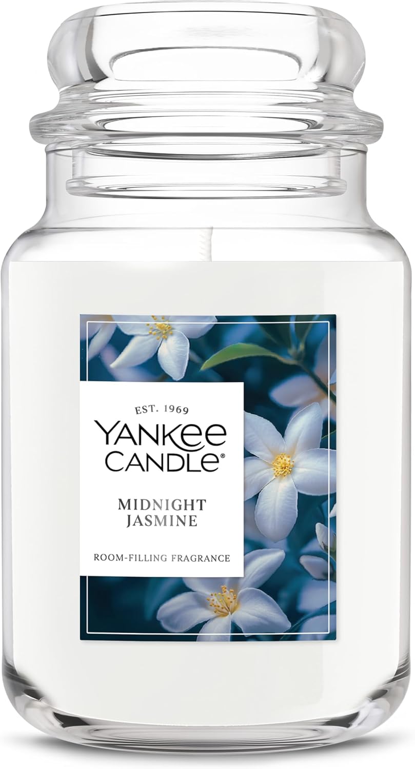 Yankee Candle Lilac Blossoms Scented Candle, 22oz Large Jar with up to 150 Hour Burn Time, Giftable, Birthdays