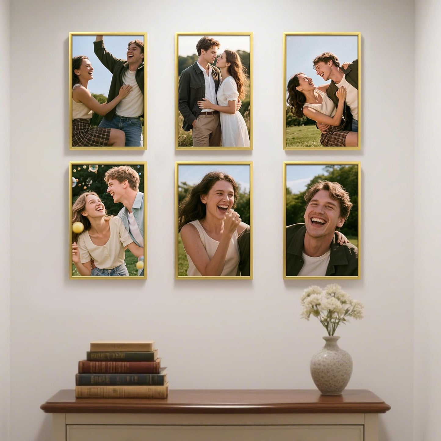 upsimples 18x24 Picture Frame Black 3 Pack, Scratch-Proof Poster Frames 18 x 24 for Photo Gallery - Slide-In Strips, Horizontal or Vertical Wall Mounting