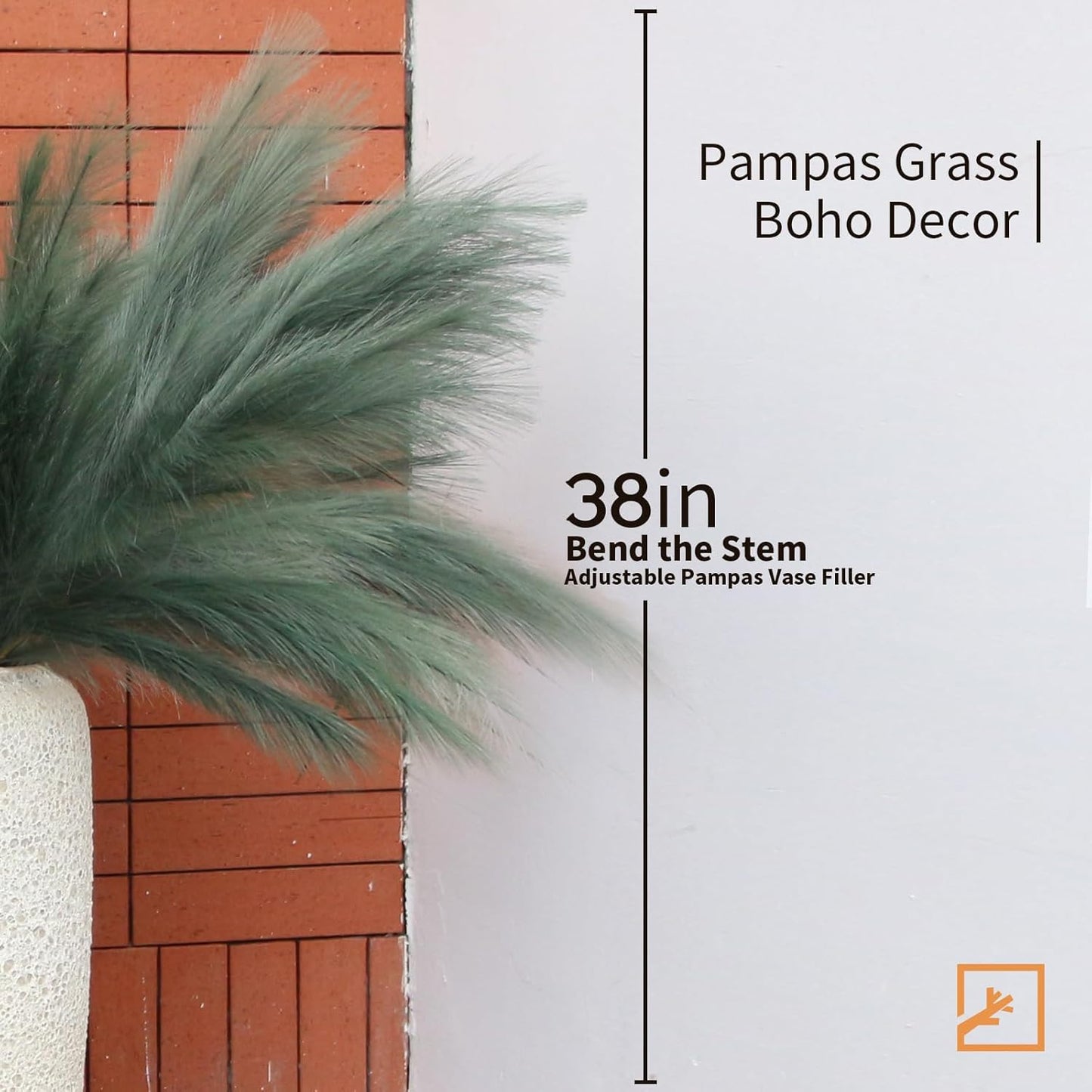 ZIFTY 7-Pcs 38"/3.1FT Faux Pampas Grass Large Tall Fluffy Artificial Fake Flower Bedroom Decor Boho Decor Bulrush Reed Grass for Vase Filler Farmhouse Home Wedding Decor (Beige Mixed)