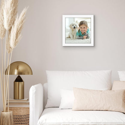 Americanflat 12x18 Poster Frame with Shatter-Resistant Glass - Signature Collection - Gallery-Style Frames Made of Engineered Wood - Photo Frame for Wall Display - Black - Colors C