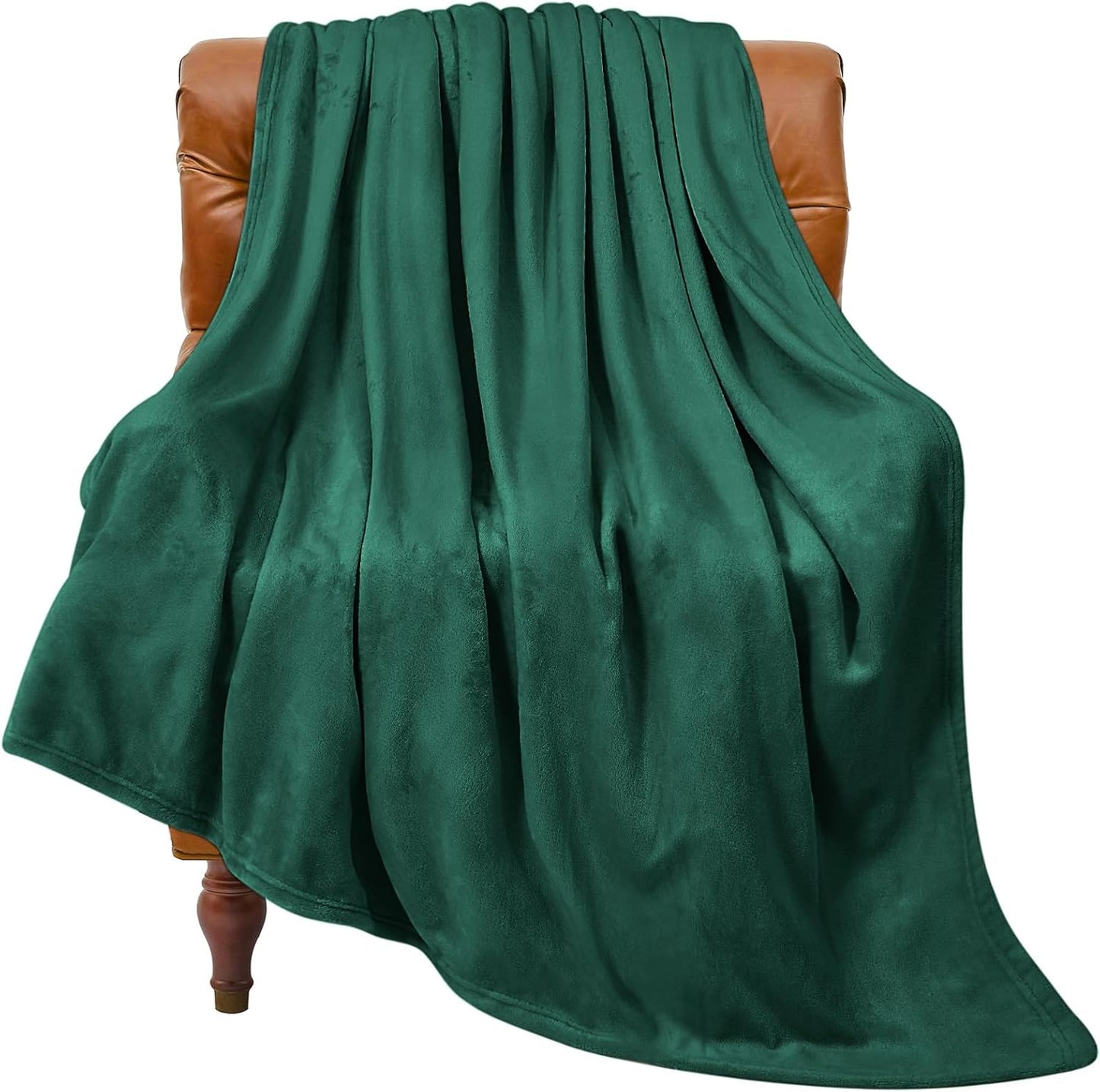 BEDELITE Fleece Blanket Black Throw Blankets for Couch & Bed, Luxury Plush Cozy Fuzzy Blanket 50x60 inches, Super Soft Warm Lightweight Throw Blanket for Travel Camping - Colors A