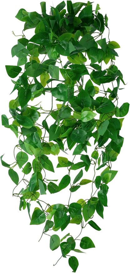 Freyalife Fake Hanging Plants for Room Decor,1pcs Artificial Potted Plants Vines for Wall Home Office Aesthetic Living Kitchen Bathroom Coffee Table Shelf Indoor Outdoor Farmhouse Patio Decorations
