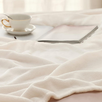 Bedsure GentleSoft Fleece Throw Blanket for Couch Grey - Lightweight Plush Fuzzy Cozy Soft Blankets and Throws for Sofa, Couch, Travel, Camping, 50x60 inches - Colors B