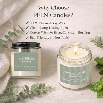 6 Pack Scented Candles Gift Set, Long Lasting Aromatherapy Candles for Home, 37.8 oz 300 Hour Burn, Lavender Jasmine Vanilla Sage Sandalwood Rose Eucalyptus Mint, Gifts for Women