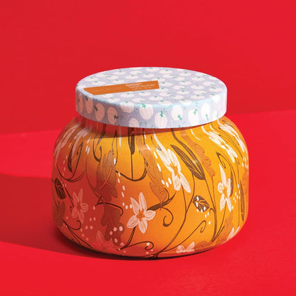 Capri Blue Volcano Candle - Pattern Play Holiday Candle - Petite Glass Jar Candle - Scented Candles with Notes of Tropical Fruits & Sugared Citrus - Decorative Gift (8 oz)