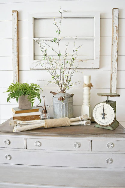 Briful Small Fake Plant Potted Plants Artificial Decor Plastic Asparagus Ferns Plant Faux Plants in Pots for Home Living Room Bedroom Desk Shelf Farmhouse Decoration