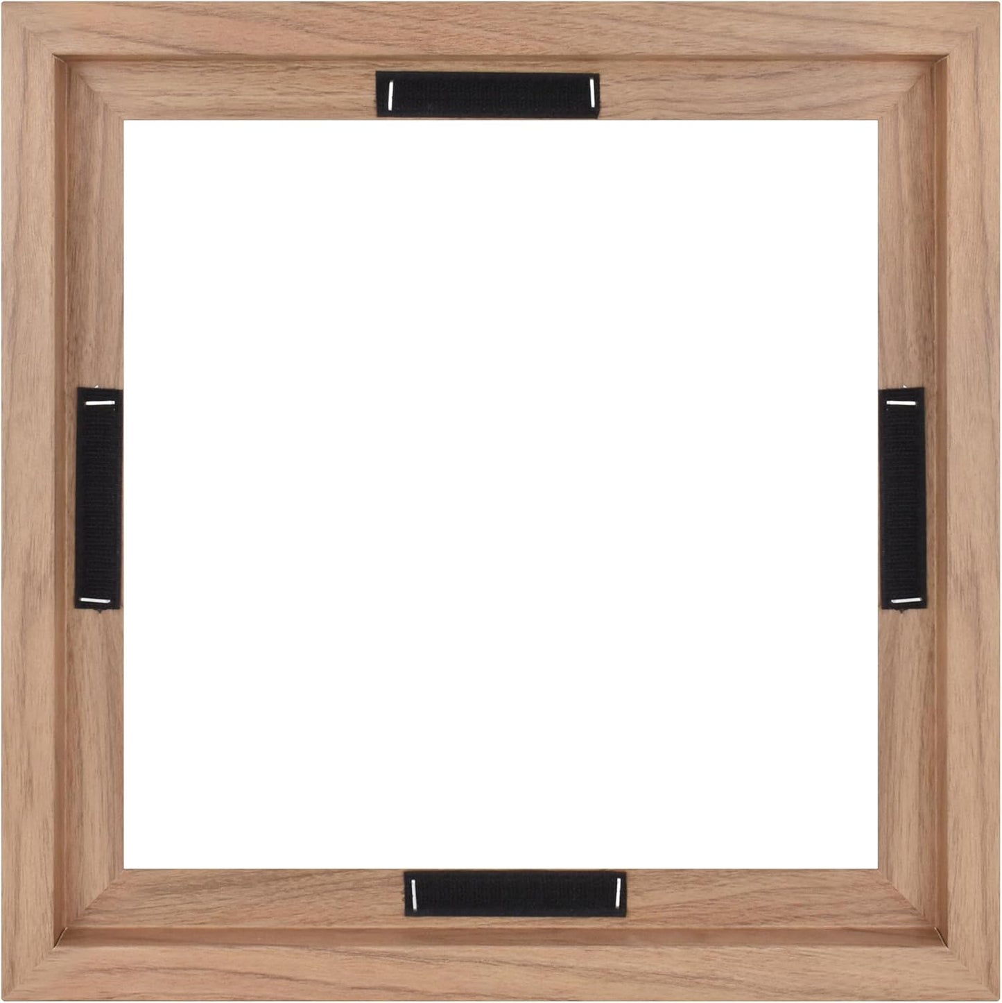 MCS Canvas Float Frames 8x10 Frame, Black Frame for Finished Canvases, Vertical & Horizontal Wall Hanging Frame with Adhesive for Canvas Paintings (1-Pack)
